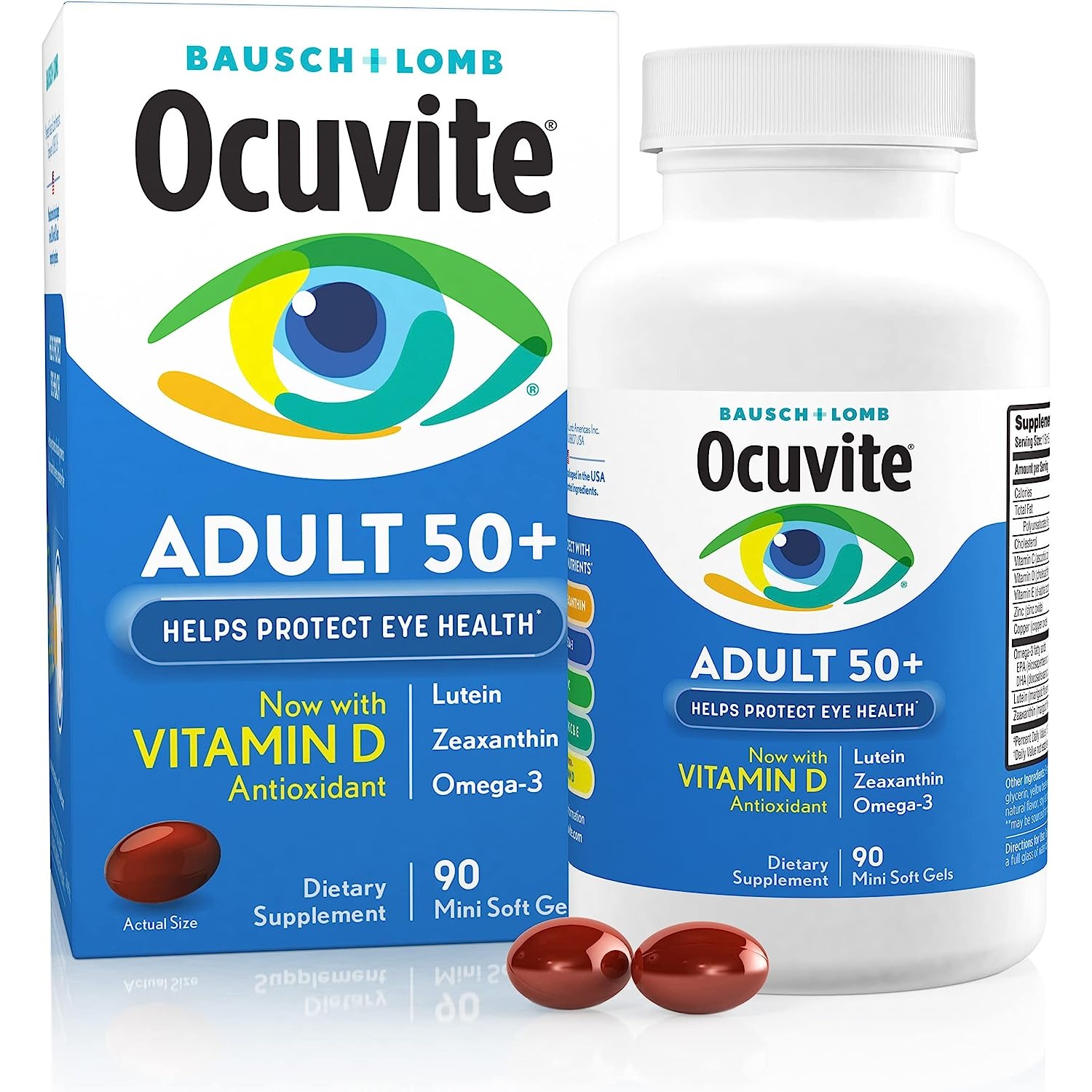 美国代购Ocuvite Eye Vitamin Mineral Supplement Contains 宠物/宠物食品及用品 马匹保健护理 原图主图