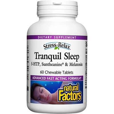 美国代购StressRelax Chewable Tranquil Sleep Natural