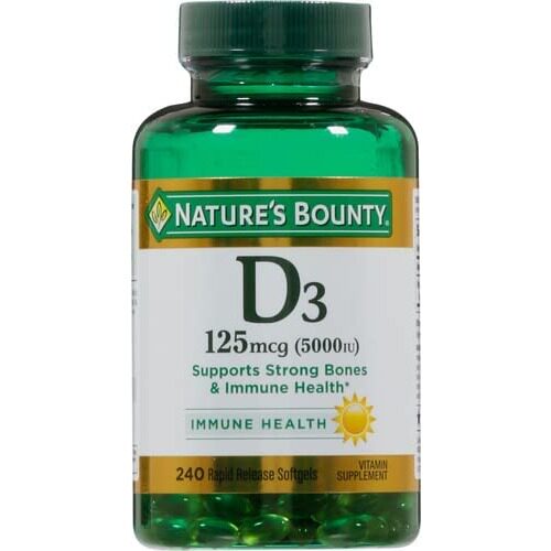 美国代购Vitamin D3 Immune Support125 mcg 5000iuRapid