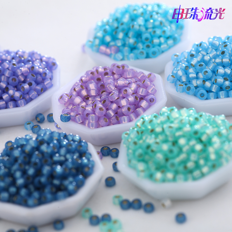 Miyuki米珠御幸1.5mm蛋白灌银系列莫奈色系日本散珠DIY手工串珠