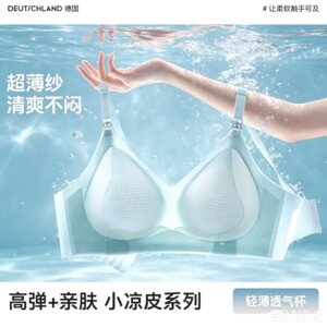 哺乳文胸无痕聚拢防下垂上开扣薄