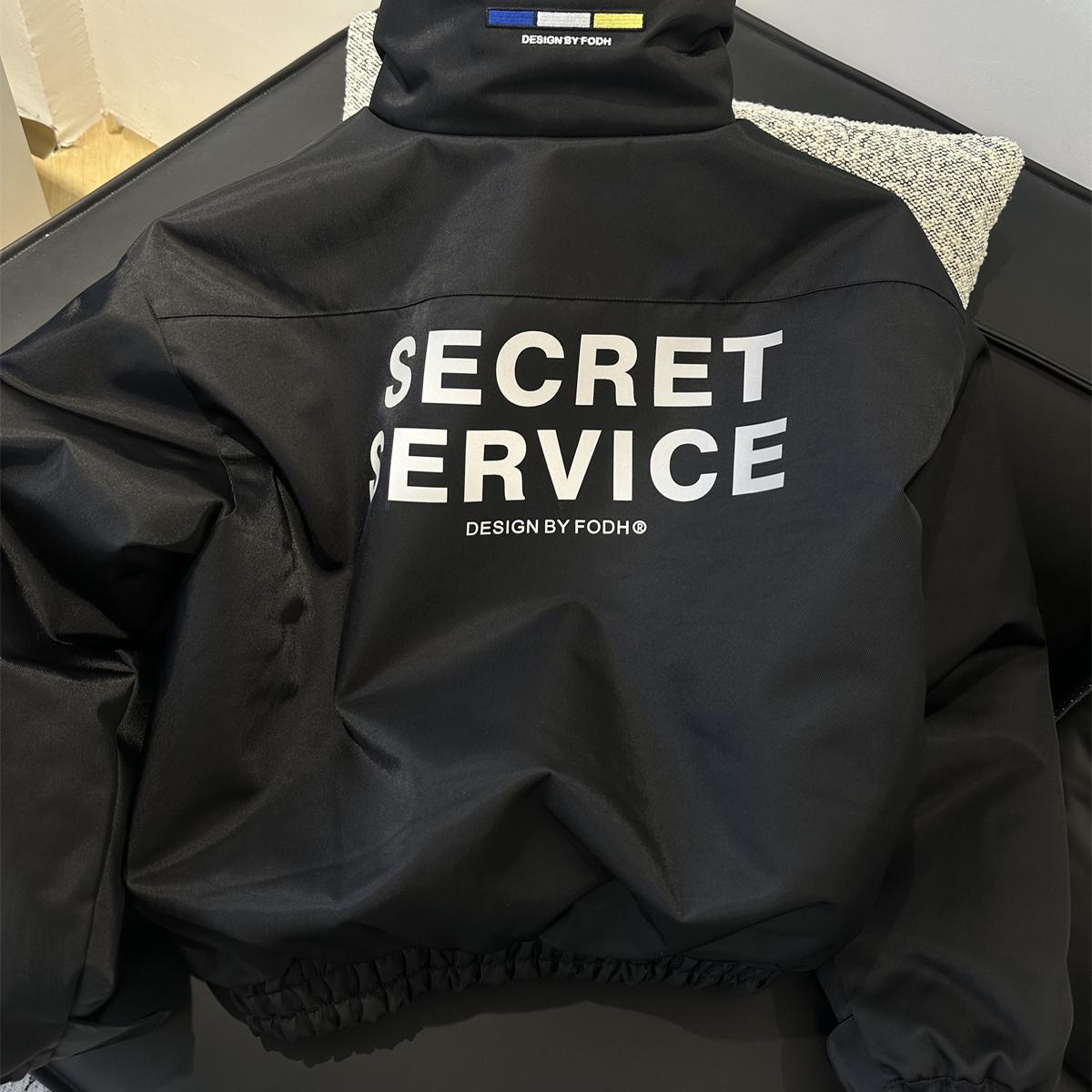 FODH方哥立领秋冬短宽夹克棉服