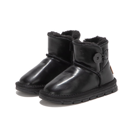 【543352光面皮系列】 皮面儿童雪地靴    【务必拍大一码】