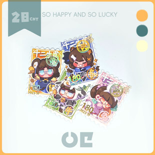 【现货】oc十二生肖烫金纪念邮票