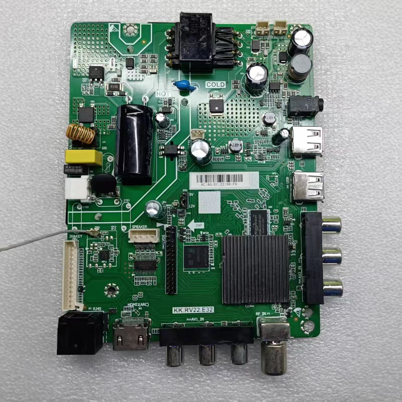 原装乐华WiFi智能网络液晶电视机主板 KK.RV22.E32送遥控