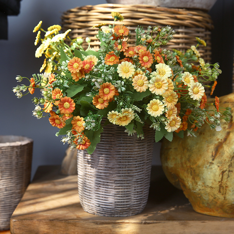 洋甘菊仿真花束卧室装饰餐桌