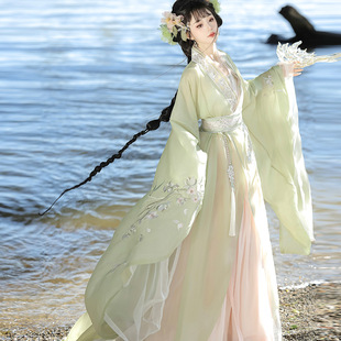 诗鸢原创清歌宋制汉服女外大袖内大袖吊带腰封襦裙套装2026新款