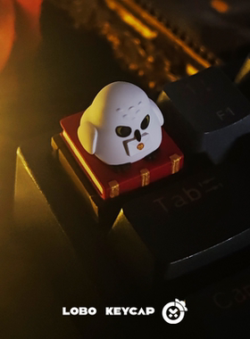 哈利波特海德薇可爱个性树脂机械键盘二次元单颗客制化键帽ESC