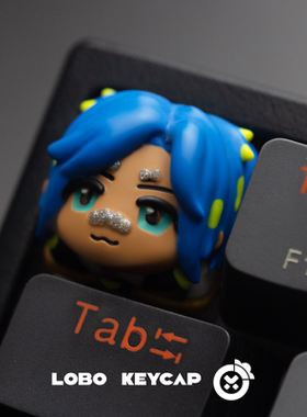 无畏契约键帽霓虹打瓦罗兰特个性树脂二次元机械键盘单个键帽ESC