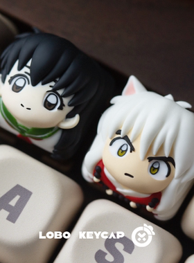 犬夜叉日暮戈薇个性键帽单个可爱树脂机械键盘帽二次元创意ESC