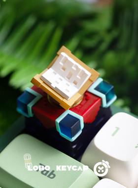 我的世界附魔台透光机械键盘键帽单个性键盘帽替换键帽客制化ESC