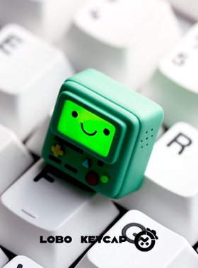 探险活宝周边BMO透光机械键盘键帽单个性键帽客制化创意键盘帽ESC