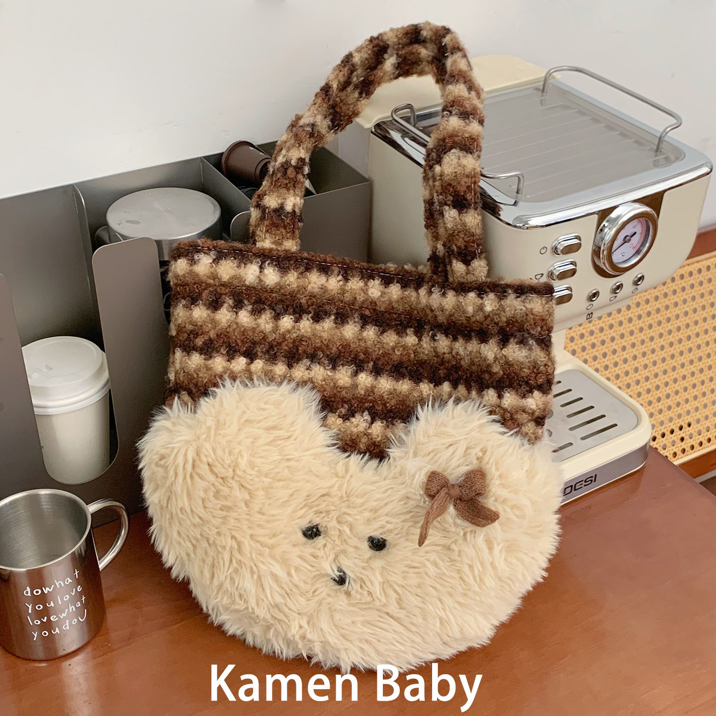 包包女2026新款可爱毛绒小狗手提包日常上班通勤百搭单肩包托特包,箱包皮具/热销女包/男包,通用款女包,淘宝优惠券,粉丝福利购,淘宝优惠卷