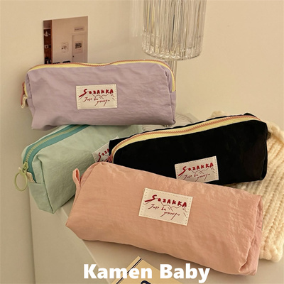 ins日系简约笔袋女可爱大容量文