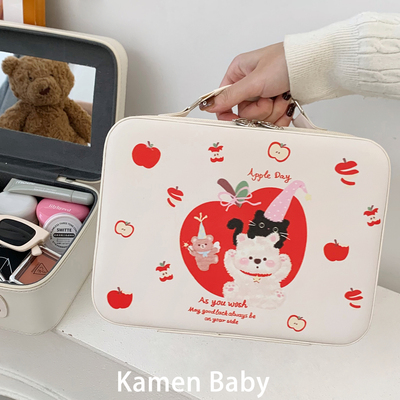 可爱涂鸦化妆包女2025新款便携