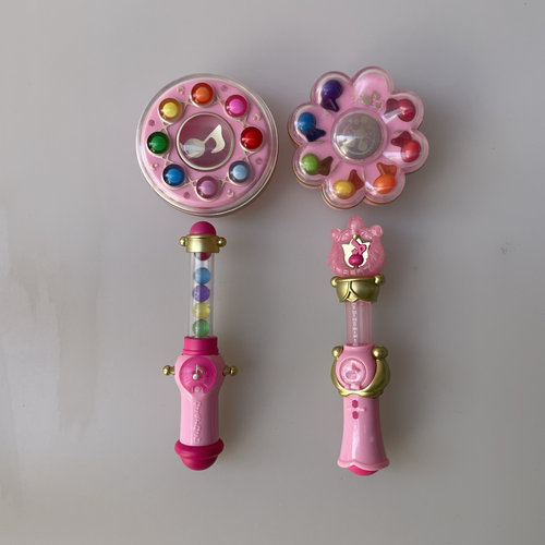 正版散货  Bandai 扭蛋 小魔女 DOREMI 发光变身器微缩道具 波龙