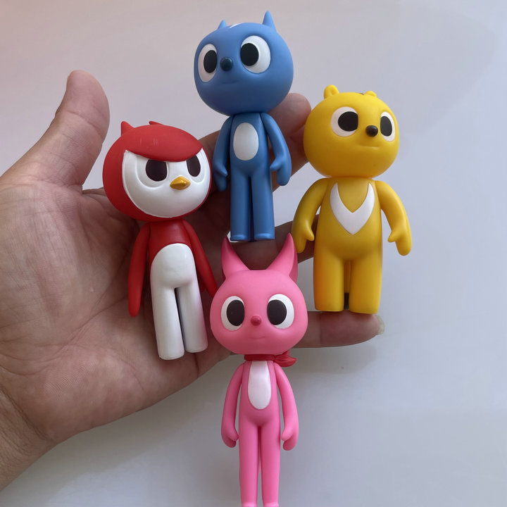 正版散货塑料摆件模型