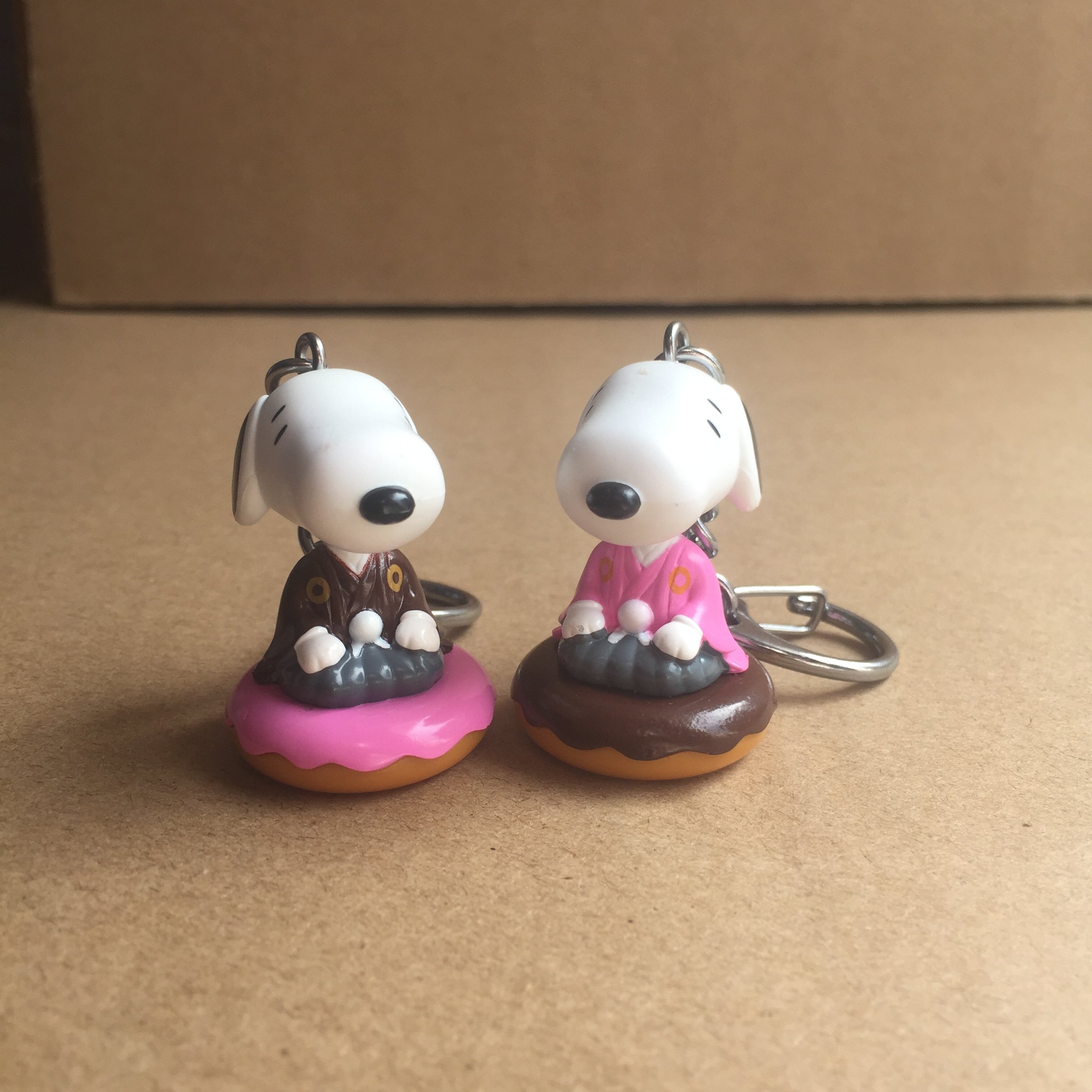 正版散货 misdo 和服史努比noopy 食玩甜甜圈 情侣挂件挂饰摆件