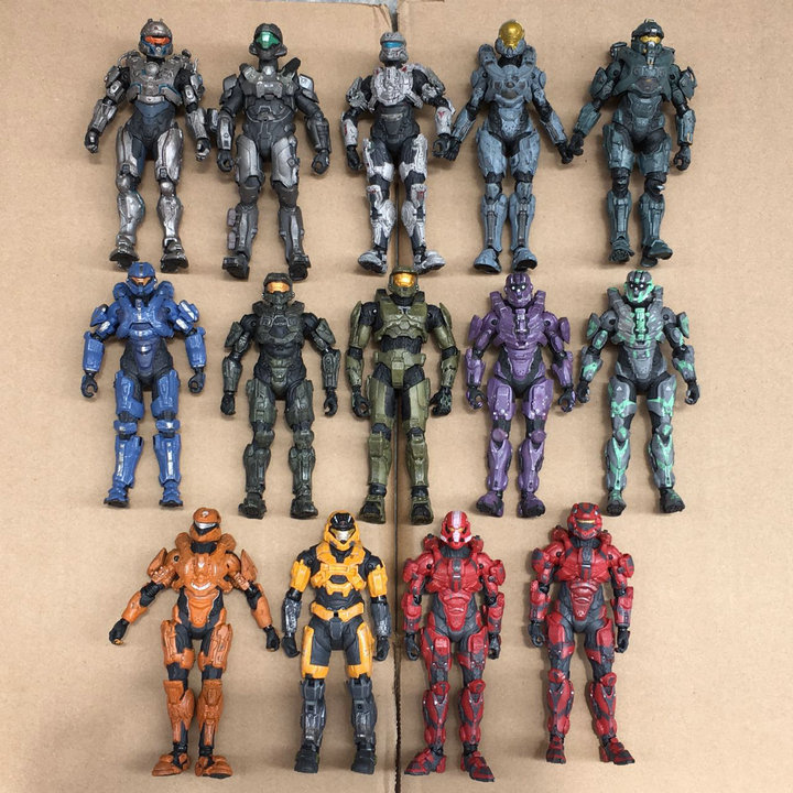 正版散货麦克法兰光晕Halo光环5士官长巴克洛克凯丽田中手办模型|ruв категории плесень играть/Аниме/вокруг/cos/настольные игры, руки/яйцо/кукла/BJD/солдат, другие руки - от Buy2taobao.com для оказания профессиональной услуги покупки агента Taobao