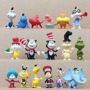 正版散货FUNKO 苏斯公仔博士  戴高帽的猫  山姆摆件是我盒蛋