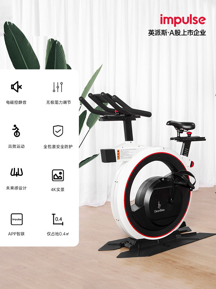 英派斯实景单车自行车动感家用健身器材减肥运动静音健身单车家用