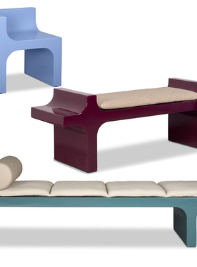 新10款巴克斯特设计Rodolfo Dordoni室内长椅凳子茶几储物阁轻奢