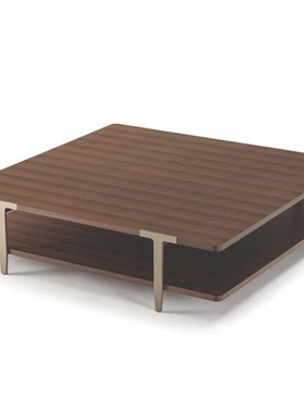 意大利图里新款五金铜实木轻奢 Matteo Nunziati茶几边几组合角几