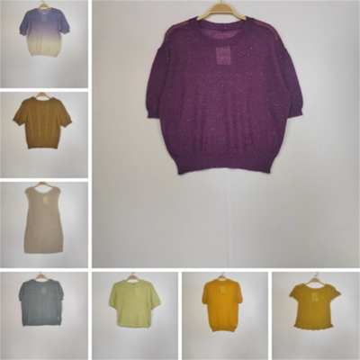 古着百搭文艺学院风马海毛短袖