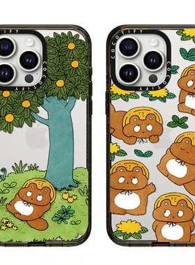 C家可爱猫咪老鼠Tanuki适用苹果15手机壳iphone14promax保护套13pro透明16情侣12日韩卡通MagSafe磁吸新17