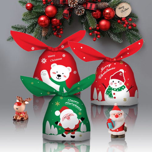 圣诞糖果袋兔子耳朵袋