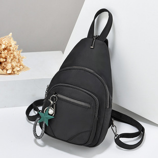 牛津布北包2024新款潮双肩包胸包小包双肩背包包旅行初中书包女生