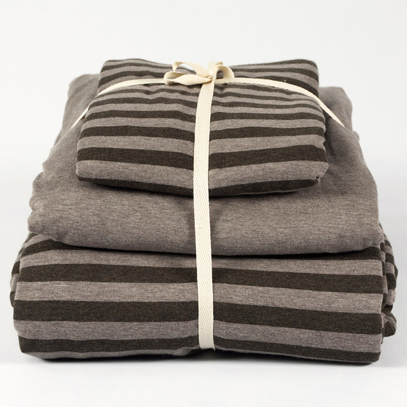 无印四件套天竺棉裸睡床笠款日式