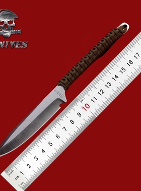 美国挺进者Strider 战术小直K鞘 直刀CTS-XHP钢材 伞绳手柄高硬度