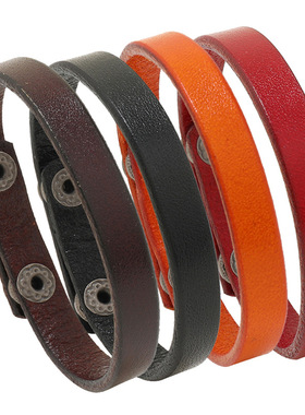 网红简约ins风时尚百搭光板手链欧美流行男士饰品热销手饰