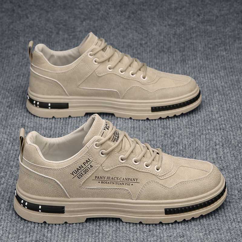 欧洲站男鞋新款男士户外工地上班干活劳保鞋休闲运动耐磨工装鞋