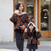 装 进口新款 母女装 网红小香风亲子装 洋气时髦两件套外套上 潮