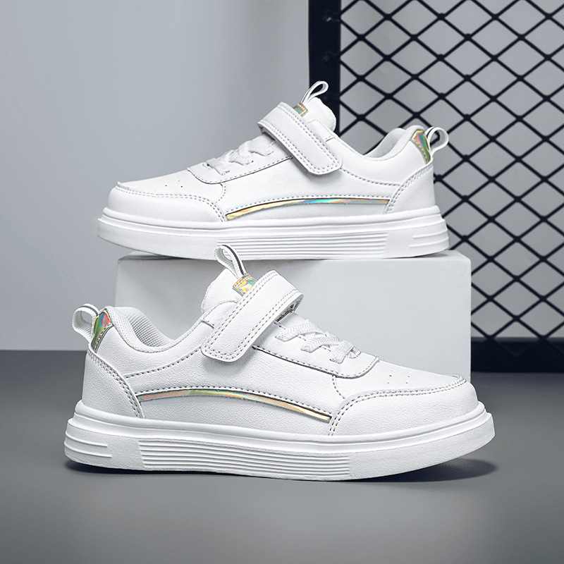 优选新款童鞋软底儿童板鞋新款童鞋百搭防滑大童男女孩休闲鞋