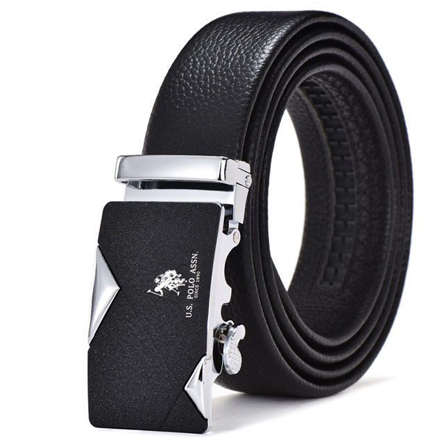 6.11 U.S. POLO ASSN. man Frosting Automatic deduction Litchi Real cow Belt 6001in the Accessories/Leather belt/Hat/Muffler , Belt/Leather belt/Yaolian  category - from Buy2taobao.com to provide professional Taobao agent buy service