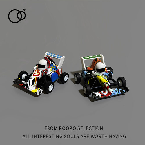 迷你卡丁车合金模型回力车玩具