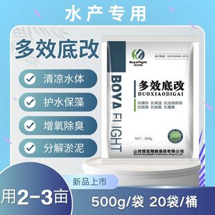 多效底改先锋分解污泥鱼虾蟹塘景观池净水除臭稳水质改善水产养殖