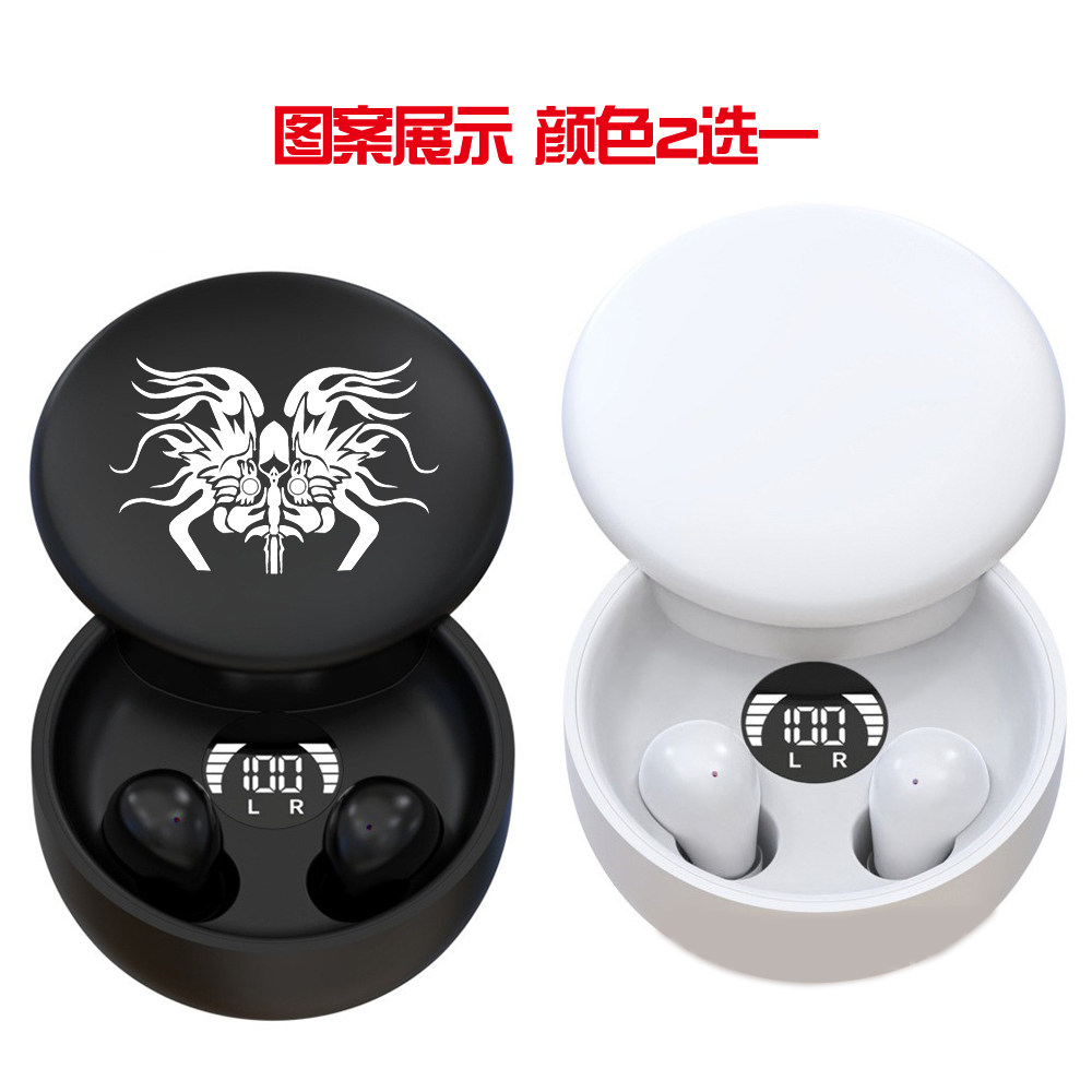 D3大菠萝3暗黑大天使泰瑞尔破坏神周边无线蓝牙耳机耳麦印花耳塞