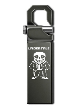 传说之下周边U盘 UNDERTALE骷髅兄弟Sans波动狗主题便携优盘64g