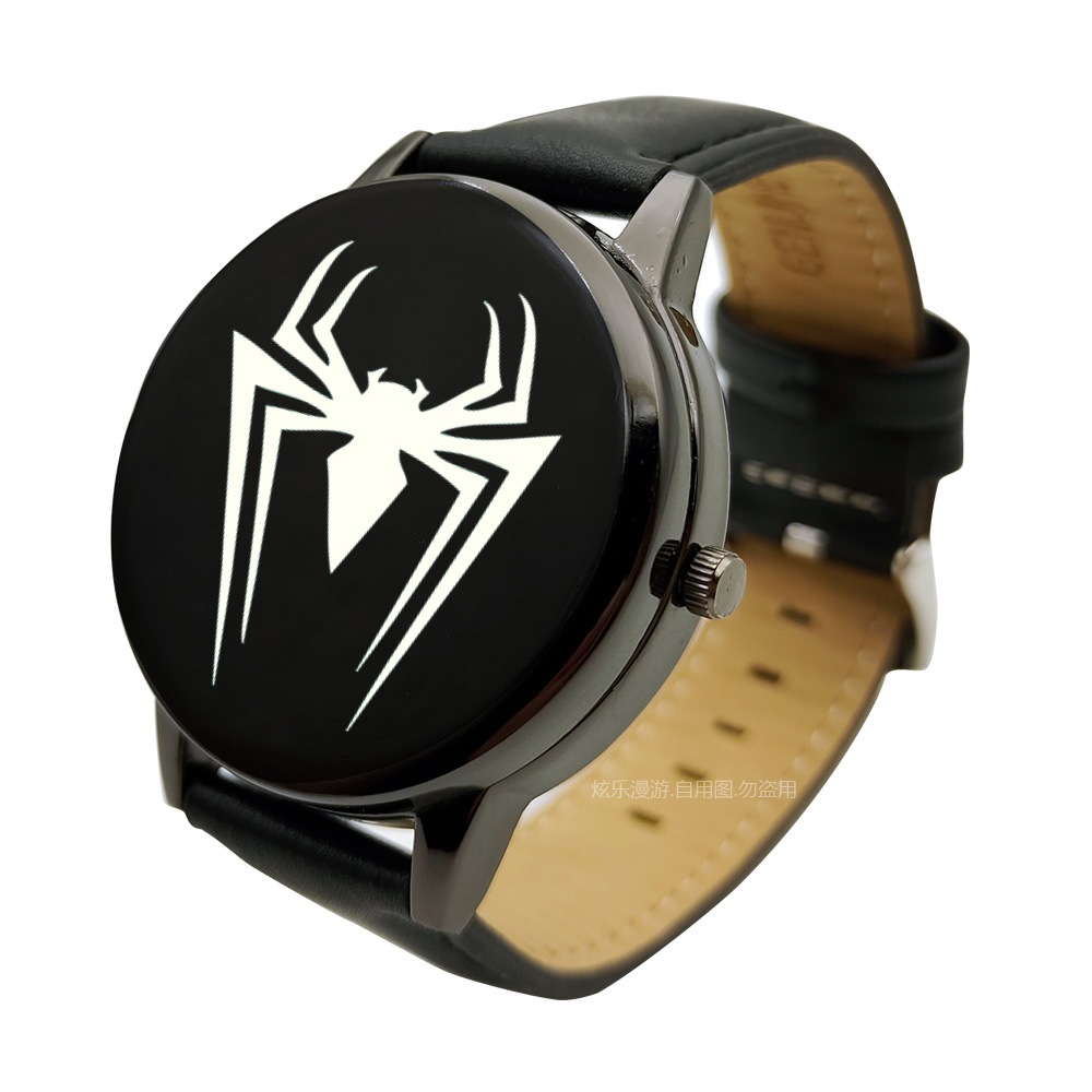 复联盟英雄周边手表 钢铁侠蜘蛛侠九头蛇神盾局主题电子腕表 刻字