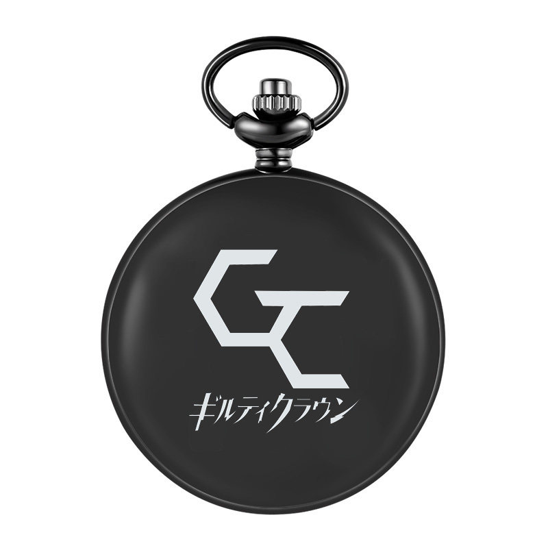 动漫周边 罪恶王冠主题怀表项链吊坠金属钥匙扣挂件 免费刻字