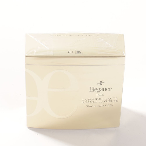 现货日本本土专柜elegance E大饼蜜粉饼便携8.8g 家庭装27g