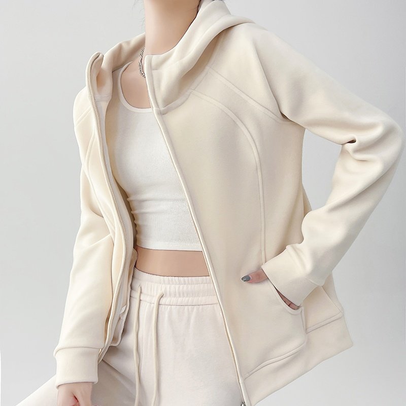 爱不释手~日系百搭显瘦抓绒抗起球防风防水拉链连帽卫衣外套女秋,女装/女士精品,卫衣/绒衫,淘宝优惠券,粉丝福利购,淘宝优惠卷