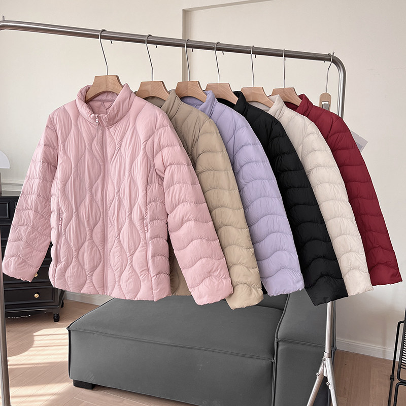 UXINYIHUI立领轻薄羽绒服