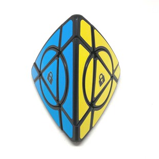 Calvin's开尔文三阶魔中魔魔塔魔方黑色贴纸益智疯狂带圈异形玩具