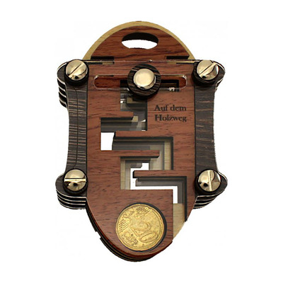 在树林里欧元迷宫木质益智Puzzle