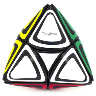 Calvin 香港开尔文恐龙种子魔方Dinomorphix实色黑色异形魔方益智